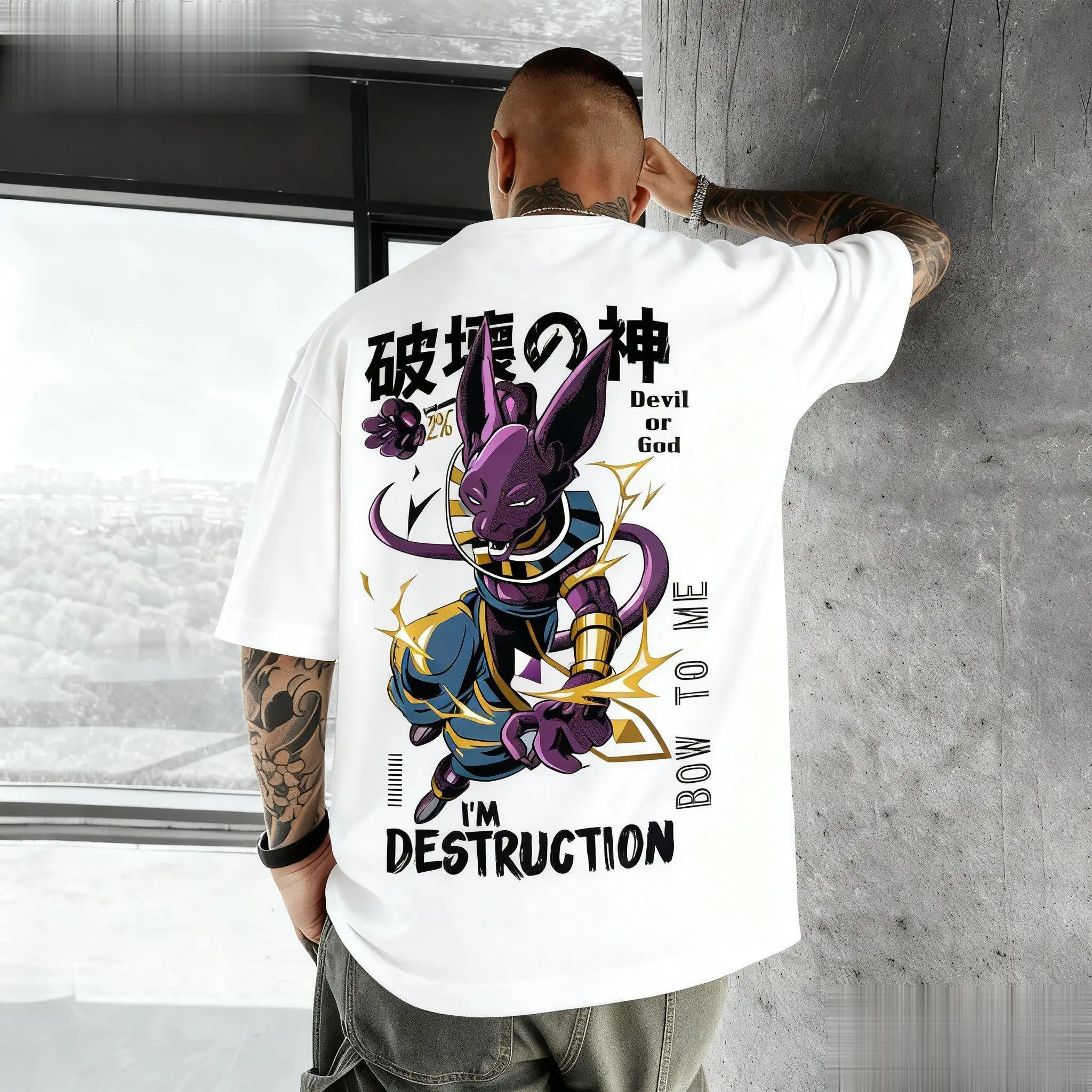 Camiseta con gráfico de Dragon - Anime Merchandise Men reseña y precio