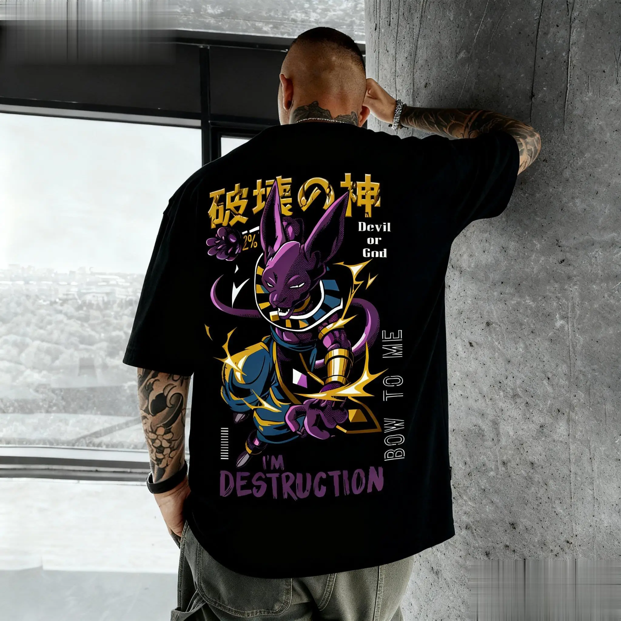 Camiseta con gráfico de Dragon - Anime Merchandise Men reseña y precio