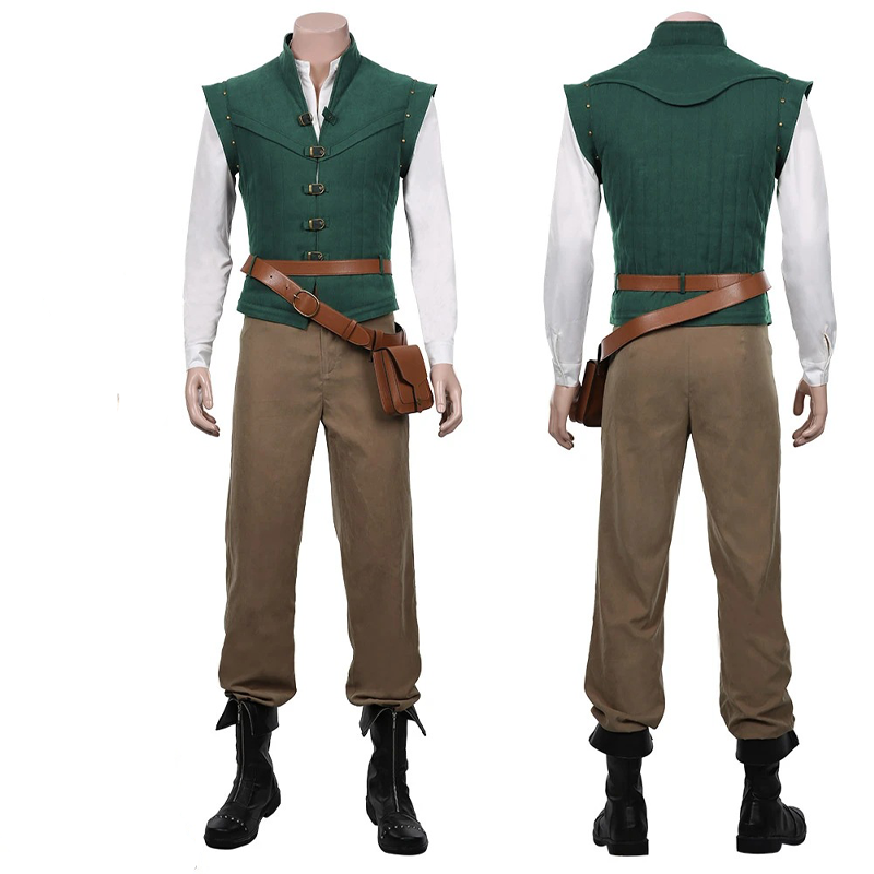 Disfraz de Flynn Rider, chalec - Anime Merchandise Men reseña y precio