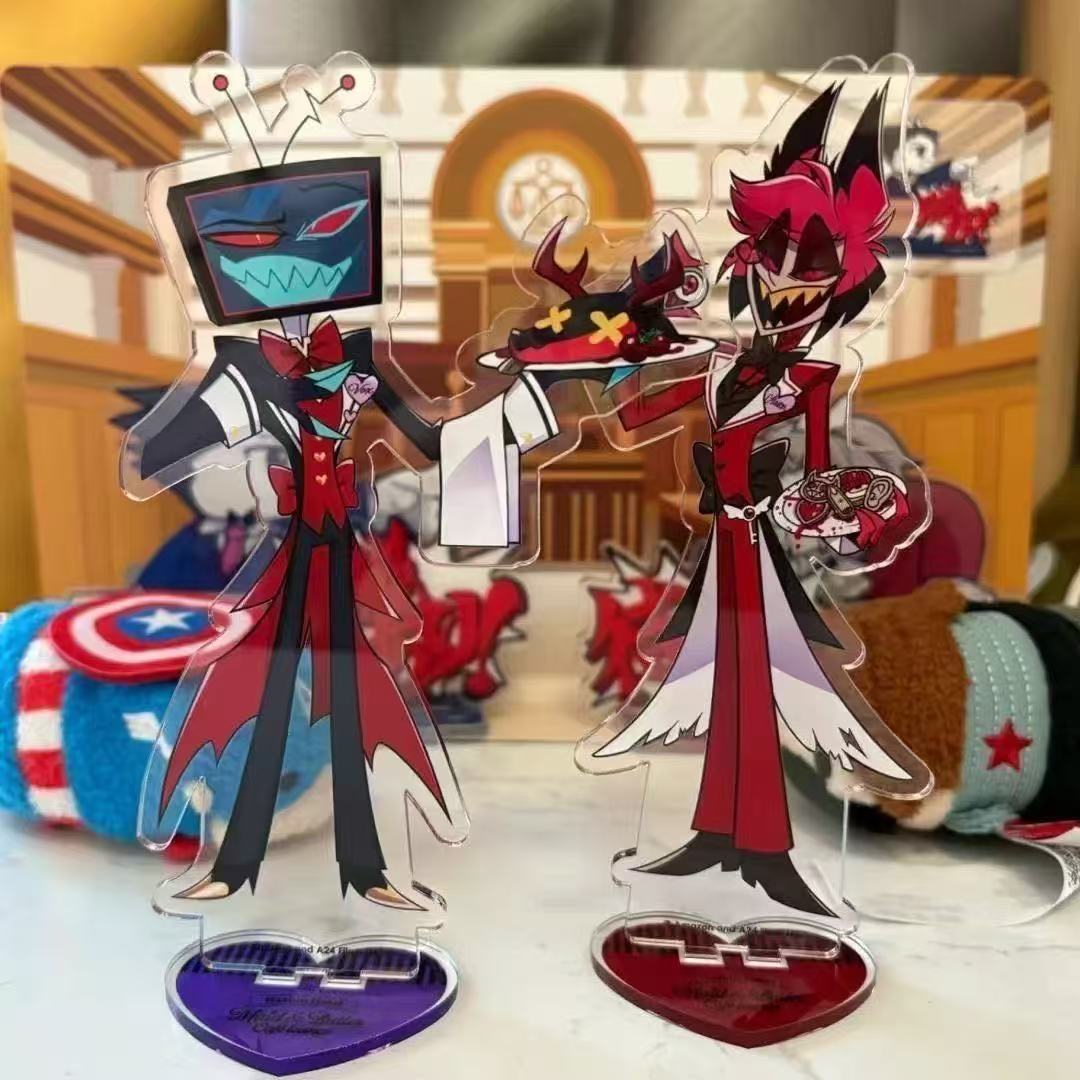 2 uds Hazbin periféricos de an - Anime Merchandise Collection reseña y precio