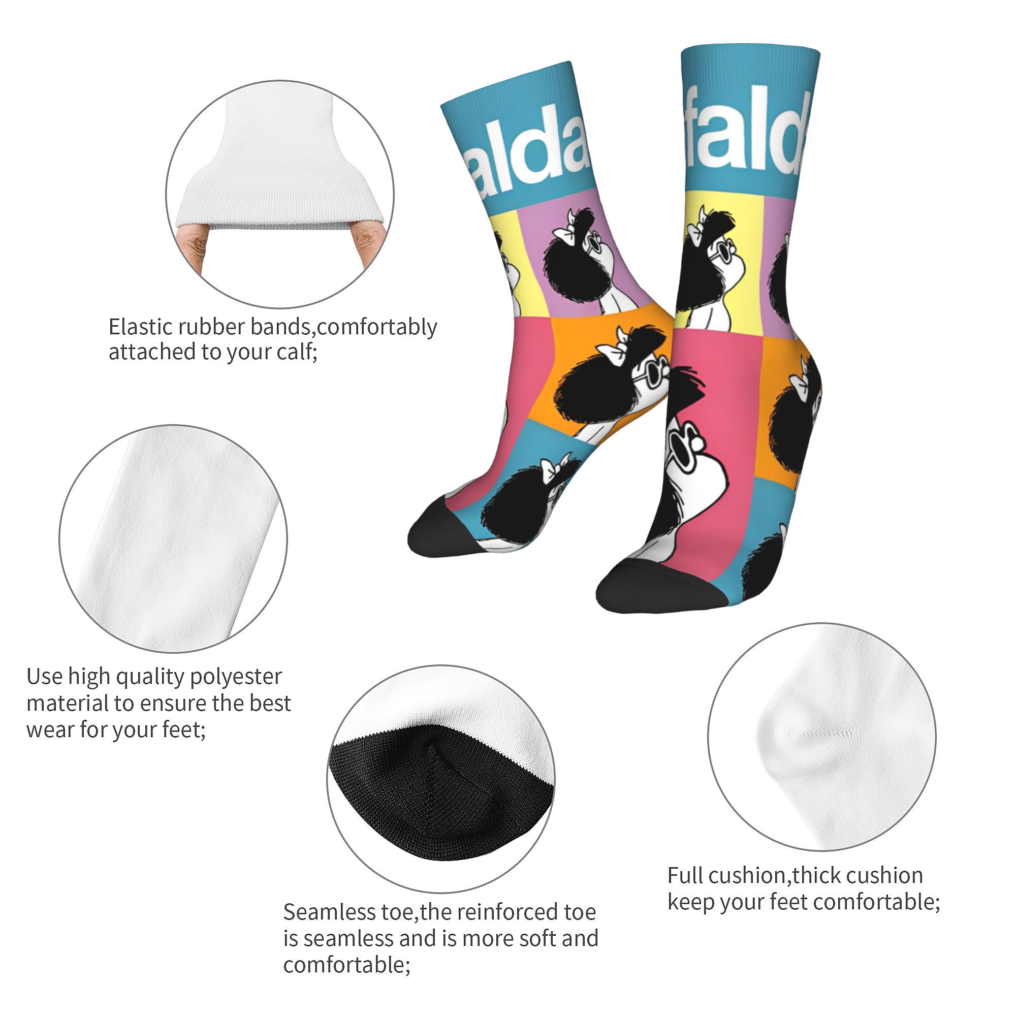Calcetines de algodón con dibu - Anime Merch Ideas reseña y precio